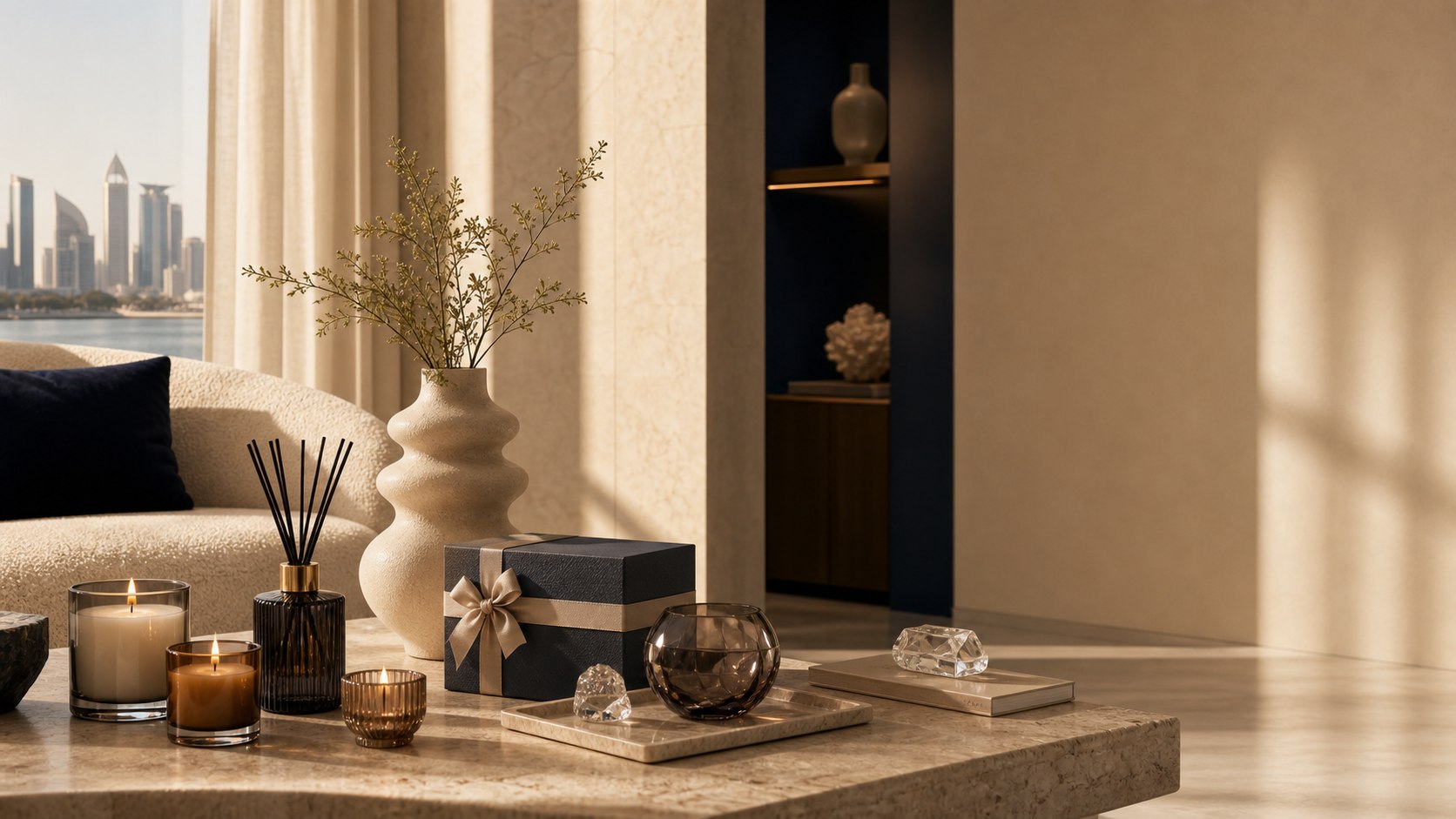 Blue Salon home and linen collection